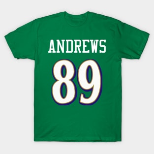 Baltimore Ravens Andrews 89 American Football T-Shirt